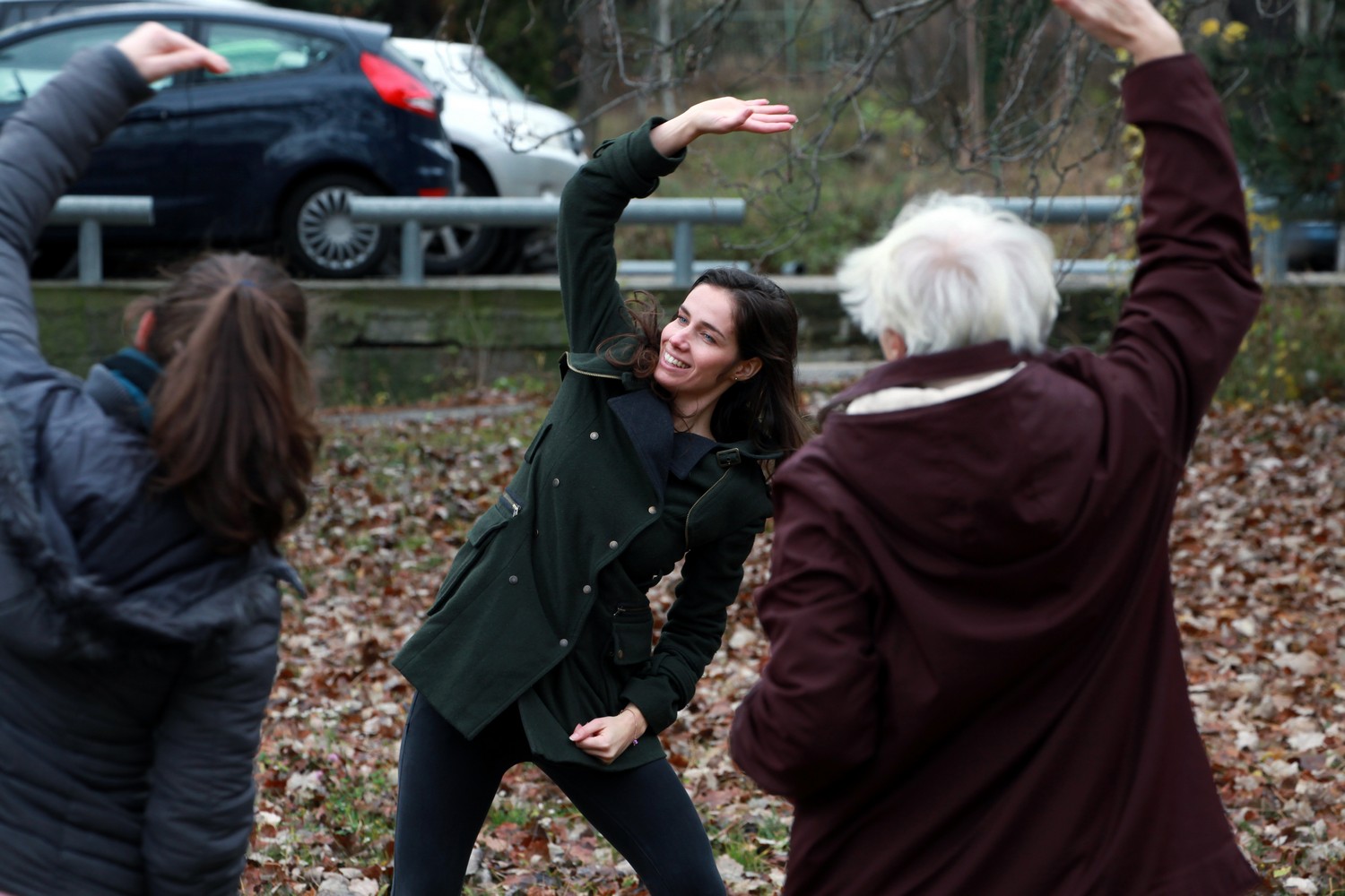 Cvičení jako součast konference Parky v pohybu, SZÚ 2017